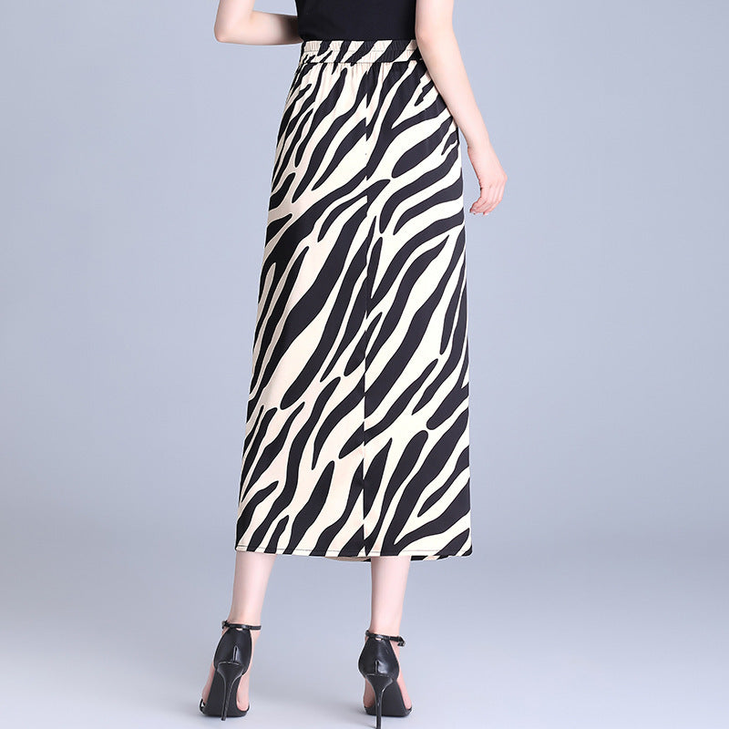 Women's High Waist Hip Split Fashion Sense Temperament Long Dress