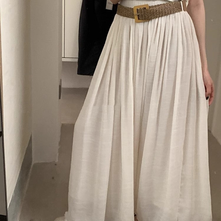 Slimming Draping Breathable Large Swing Dress For Women