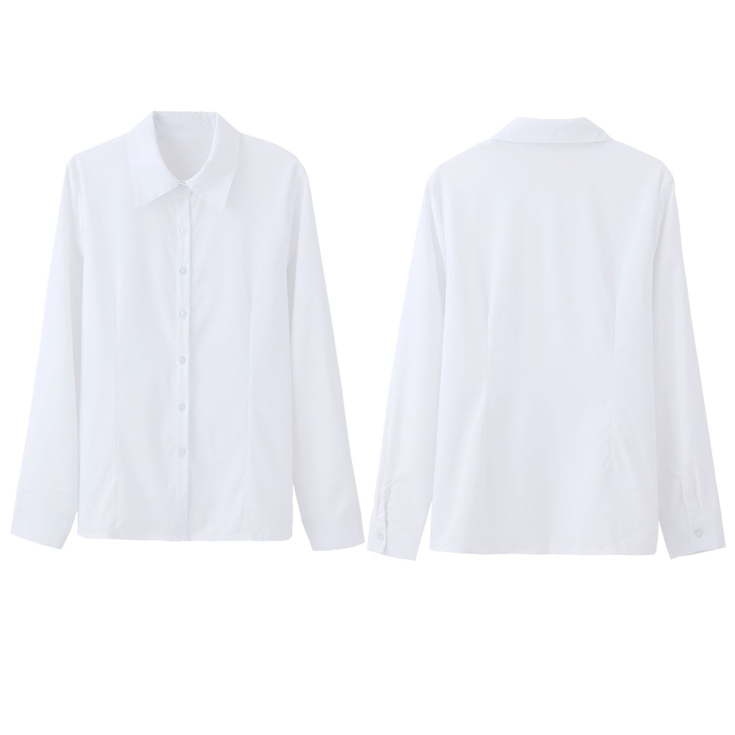 Fashion Casual Long Sleeve Cardigan Button-down Shirt Top