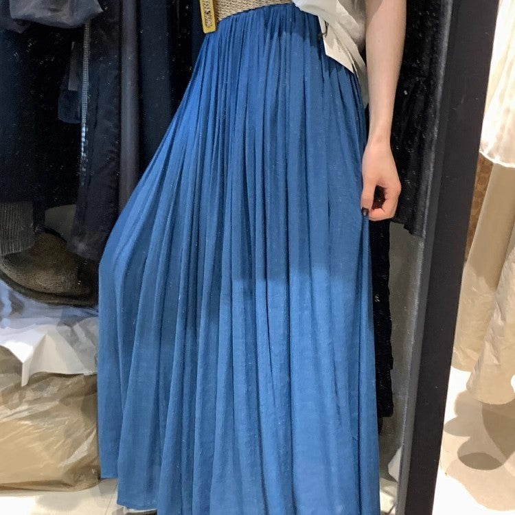 Slimming Draping Breathable Large Swing Dress For Women