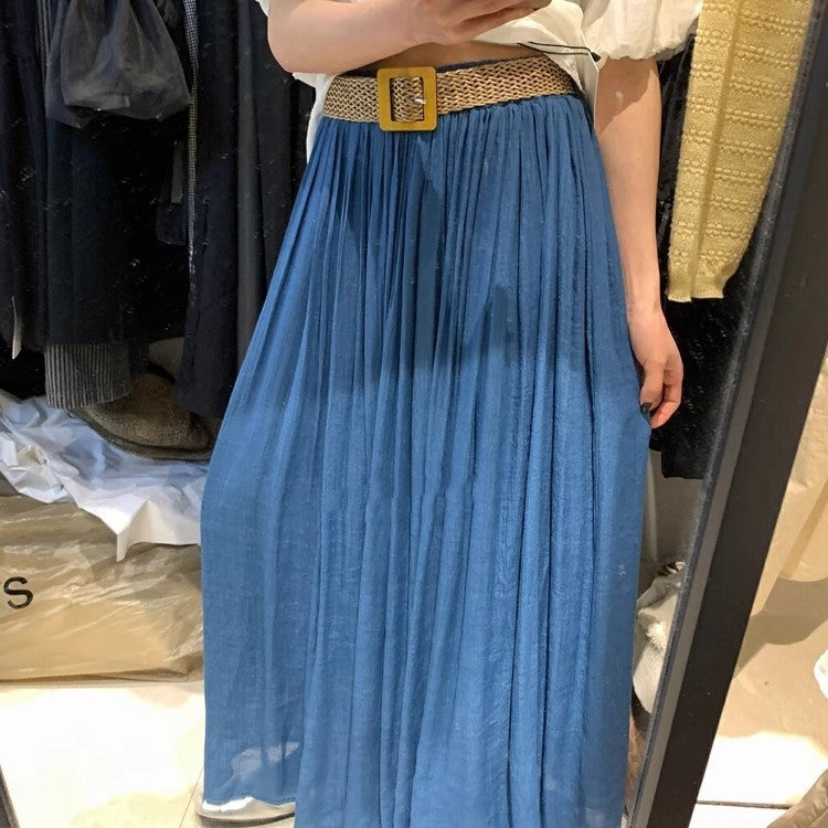 Slimming Draping Breathable Large Swing Dress For Women